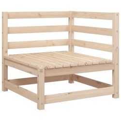 Salon de jardin 6 pcs bois de pin massif 