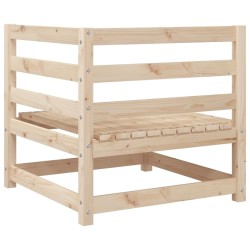 Salon de jardin 6 pcs bois de pin massif 