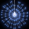 Étoile rayonnante de Noël 140 LED 2 pcs blanc froid 17 cm 