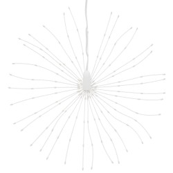 Étoile rayonnante de Noël 140 LED 2 pcs blanc froid 17 cm 