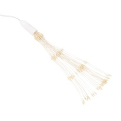 Étoile rayonnante de Noël 140 LED 2 pcs blanc froid 17 cm 