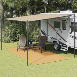 Tapis de tente sable 200x400 cm PEHD 