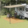 Tapis de tente sable 200x400 cm PEHD 