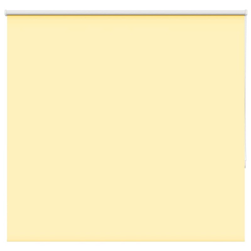 Store enrouleur occultant jaune largeur du tissu 146,6 cm 