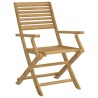 Ensemble à manger de jardin 7 pcs Bois d'acacia solide 