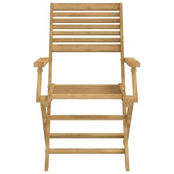 Ensemble à manger de jardin 7 pcs Bois d'acacia solide 