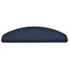 Tapis autoadhésifs de marches 10 pcs Bleu 65x21x4 cm Aiguilleté 
