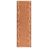 Tapis de couloir antidérapant Marron 67x250 cm 