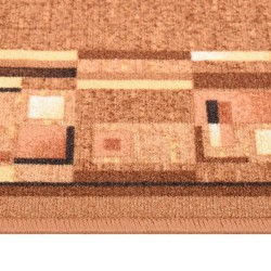 Tapis de couloir antidérapant Marron 67x250 cm 
