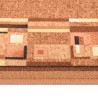Tapis de couloir antidérapant Marron 67x250 cm 