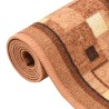 Tapis de couloir antidérapant Marron 67x250 cm 
