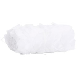 Filet de camouflage avec sac de rangement 623x203 cm blanc 