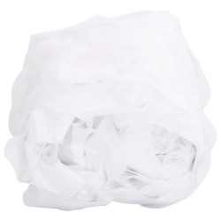 Filet de camouflage avec sac de rangement 623x203 cm blanc 