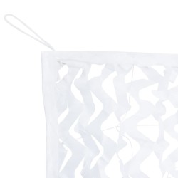 Filet de camouflage avec sac de rangement 623x203 cm blanc 