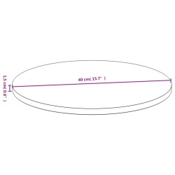 Dessus de table Ø40x1,5 cm bambou 