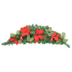 Arche de Noël avec lumières LED Vert 90 cm PVC 