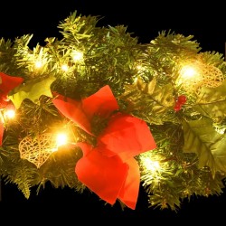 Arche de Noël avec lumières LED Vert 90 cm PVC 