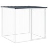 Poulailler avec toit anthracite 803x98x90 cm acier galvanisé 