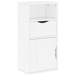 Meubles TV 5 pcs avec rangement ODDA blanc bois de pin massif 