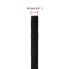 Corde de bateau Noir complet 16 mm 25 m Polypropylène 