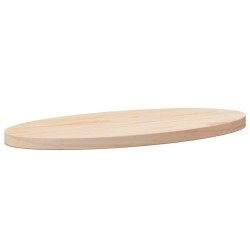 Dessus de table 60x30x2,5 cm bois de pin massif ovale 