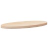 Dessus de table 60x30x2,5 cm bois de pin massif ovale 