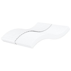 Matelas en mousse blanc 200x220 cm dureté H2 H3 