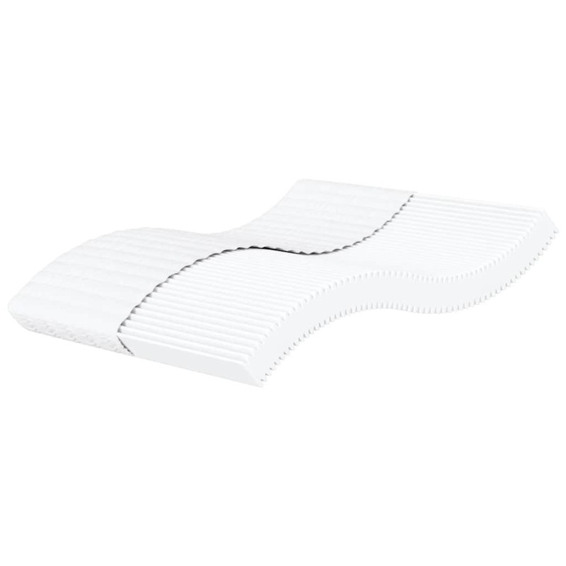 Matelas en mousse blanc 200x220 cm dureté H2 H3 