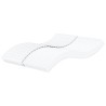 Matelas en mousse blanc 200x220 cm dureté H2 H3 