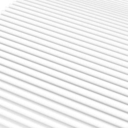 Matelas en mousse blanc 200x220 cm dureté H2 H3 