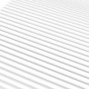 Matelas en mousse blanc 200x220 cm dureté H2 H3 