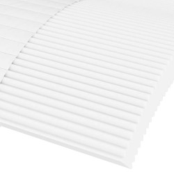 Matelas en mousse blanc 200x220 cm dureté H2 H3 