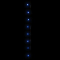 Guirlande lumineuse 400 LED Bleu 40 m 8 effets lumineux 