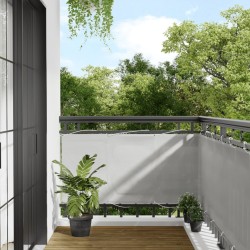 Écran de balcon gris clair 75x700 cm 100% polyester oxford 