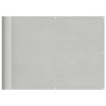 Écran de balcon gris clair 75x700 cm 100% polyester oxford 