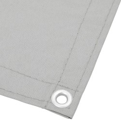Écran de balcon gris clair 75x700 cm 100% polyester oxford 