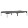 Salon de jardin 5 pcs avec coussins Résine tressée Gris foncé 