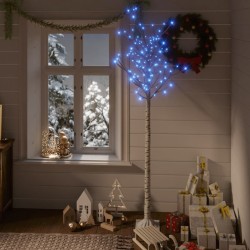 Sapin de Noël 180 LED bleues Saule 1,8 m Int/Ext 