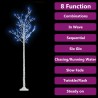 Sapin de Noël 180 LED bleues Saule 1,8 m Int/Ext 