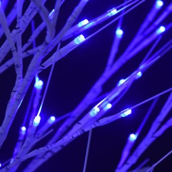 Sapin de Noël 180 LED bleues Saule 1,8 m Int/Ext 