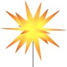 Lumière de Noël avec piquet LED pliable jaune 57 cm 