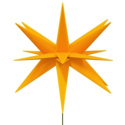 Lumière de Noël avec piquet LED pliable jaune 57 cm 