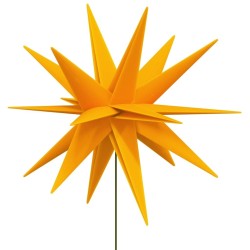 Lumière de Noël avec piquet LED pliable jaune 57 cm 
