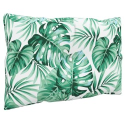 Coussins de palette lot de 2 motif de feuilles tissu 
