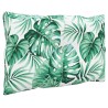 Coussins de palette lot de 2 motif de feuilles tissu 