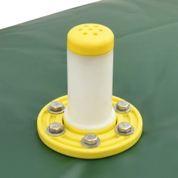 Réservoir d'eau avec robinet pliable 5000 L PVC 
