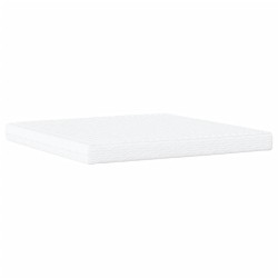 Lit avec matelas marron 200x200 cm similicuir 