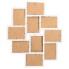 Collage de cadres photo de photo 10x(10x15 cm) Blanc MDF 