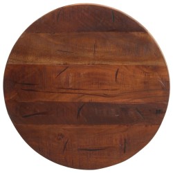 Dessus de table Ø 40x2,5 cm rond bois massif de récupération 