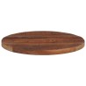 Dessus de table Ø 40x2,5 cm rond bois massif de récupération 